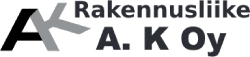 Rakennusliike A.K Oy-logo